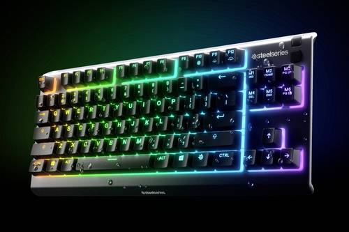 Steelseries Apex 3 TKL Kabelgebunden Gaming-Tastatur Deutsch, QWERTZ Schwarz Beleuchtet von SteelSeries