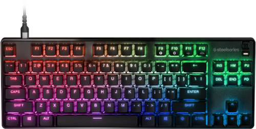 Steelseries Apex 9 TKL USB Gaming-Tastatur Deutsch, QWERTZ Schwarz Abnehmbares Kabel, Beleuchtet, In von SteelSeries