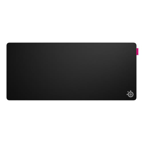 Steelseries QcK XL Performance Speed Gaming-Mauspad – Extradichte für sanftes Gleiten – Flache, abgesteppte Säume – rutschfeste Neopren-Gummibasis – 900 x 400 mm – FPS, MOBA, RTS, MMO von Steelseries