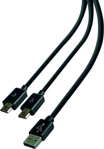 Steelplay Dual Play USB-Kabel, USB 3.0 Typ A, USB Micro-B, USB Typ A, (300 cm) von Steelplay