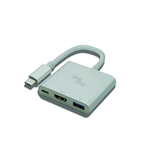 Steelplay - HDMI Adapter für Nintendo Switch, USB C zu HDMI Konverter mit USB 3.0 Port und Typ C PD Port Kompatibel mit Nintendo Switch Konsole Steelplay - HDMI Adapter für Nintendo Switch, USB C zu HDMI Konverter mit USB 3.0 Port und Typ C PD Port Kompatibel mit Nintendo Switch Konsole von Steelplay