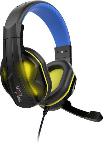 Steelplay HP47 Gaming Over Ear Headset kabelgebunden Stereo Schwarz/Blau Lautstärkeregelung, Mikrof von Steelplay