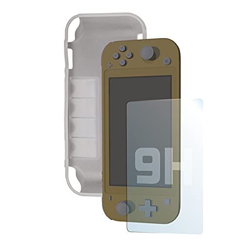 Steelplay - Schutzhülle kompatibel mit Nintendo Switch Lite mit 9H Schutzfolie, Hülle und Schutzfolie für bessere Stoß- und Kratzdämpfung - transparent von Steelplay