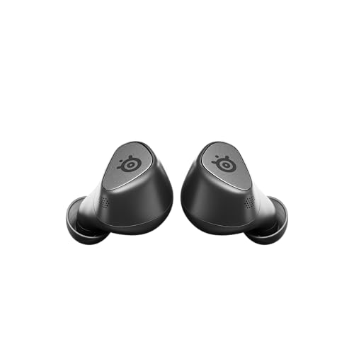 Steelseries Arctis GameBuds™ Gaming-Kopfhörer für Xbox, kabellos, 2,4 GHz + BT 5.3, aktive Geräuschunterdrückung/Transparenz, 40H-Akku, kabelloses Aufladen, Xbox, PS5, PC, Switch, Handy von Steelseries