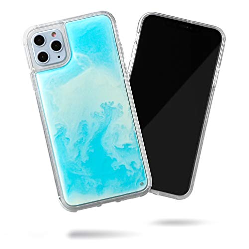 SteepLab Flowing Neon Sand Liquid iPhone 11 Pro Max Hülle (2019, 6,5 Zoll) - Full Body Protection mit erhöhter Lünette - Ocean and Beach von SteepLab