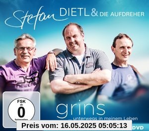 Grins ...unterwegs in meinem Leben - Deluxe Edition inkl. Bonus-DVD von Stefan Dietl & Die Aufdreher