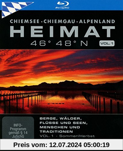 Bayern | HEIMAT 46° 48° N - Chiemsee, Chiemgau, Alpenland, Vol. 1 [Blu-ray] von Stefan Erdmann