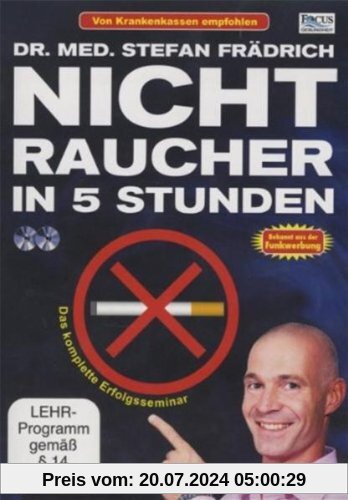 Nichtraucher in 5 Stunden (2 DVDs, neue Version) von Stefan Frädrich