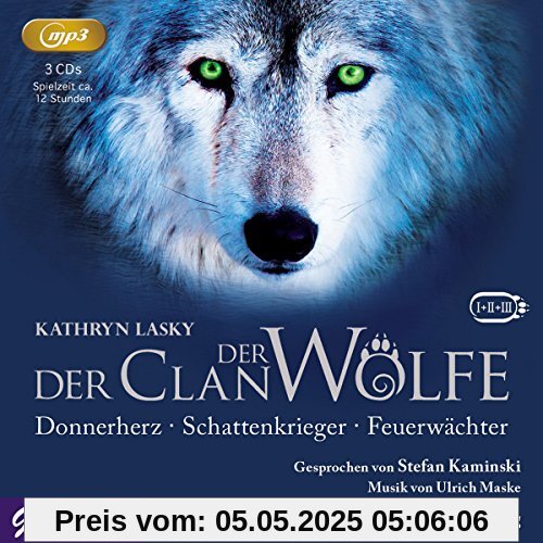 Clan der Wölfe 1-3.Donnerherz,Schattenkrieger, von Stefan Kaminski