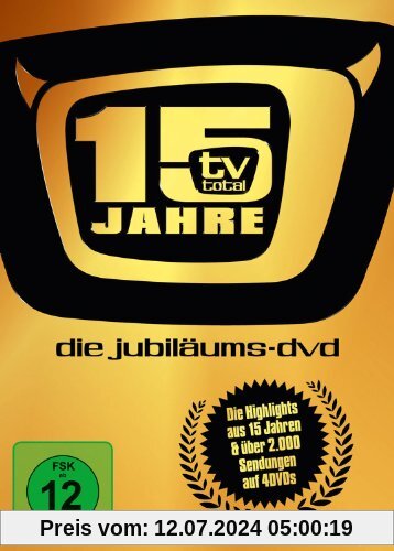 TV Total - 15 Jahre Jubiläums Box [4 DVDs] von Stefan Raab