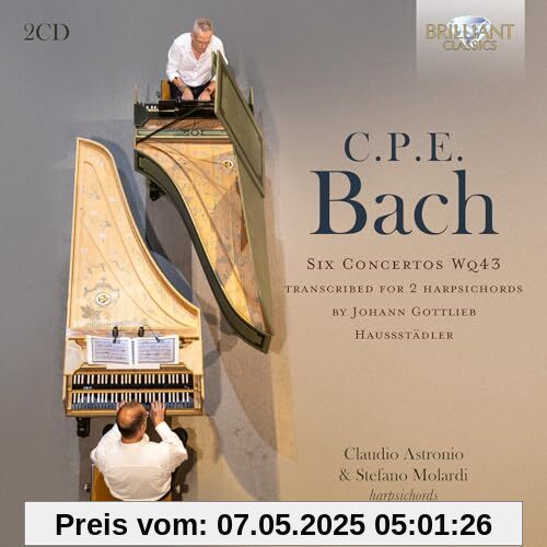 C.P.E Bach:Six Concertos Wq43 C.P.E Bach:Six Concertos Wq43 von Stefano Molardi