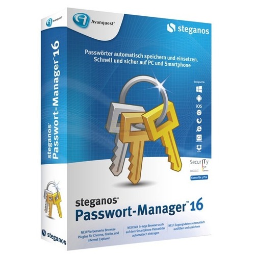 Passwort Manager 16 Vollversion MiniBox 5 PC Passwort Manager 16 Vollversion MiniBox 5 PC von Steganos