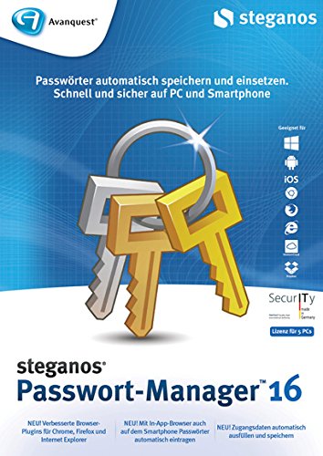 Steganos Passwort Manager 16 Steganos Passwort Manager 16 von Steganos