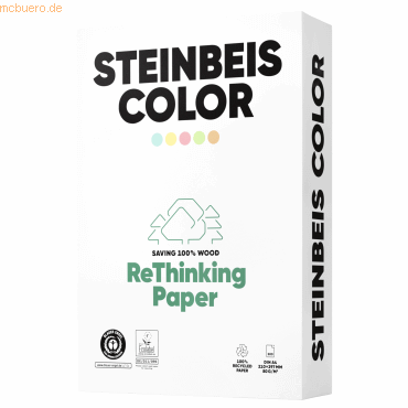 Steinbeis Steinbeis Kopierpapier Color 522008210661 grün 500 Blatt von Steinbeis