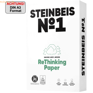 Steinbeis Steinbeis Kopierpapier No.1 ISO 70 K1201666080 B A3 500 Blat von Steinbeis