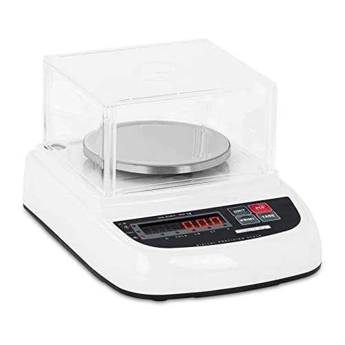 Steinberg Systems Präzisionswaage 0,05-3.000 g Windschutz Genauigkeit 0,01 g digital Wiegefläche Ø 13 cm Feinwaage Briefwaage von Steinberg Systems