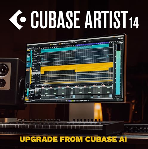 Steinberg Cubase Artist 14 Upgrade von Cubase AI 12-14 Audio-MIDI-Sequenzer, Recording Software für Studioanwendungen oder Home Recording | 1 Gerät | 1 Benutzer | Aktivierungscode per Email Steinberg Cubase Artist 14 Upgrade von Cubase AI 12-14 Audio-MIDI-Sequenzer, Recording Software für Studioanwendungen oder Home Recording | 1 Gerät | 1 Benutzer | Aktivierungscode per Email von Steinberg