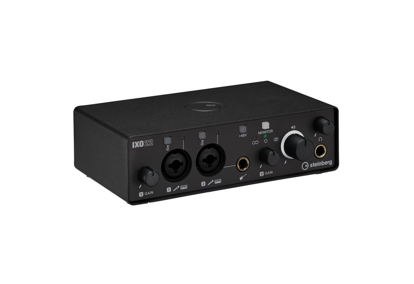 Steinberg Digitales Aufnahmegerät (IXO22 U Black USB-C Audio Interface - USB Audio Interface) von Steinberg