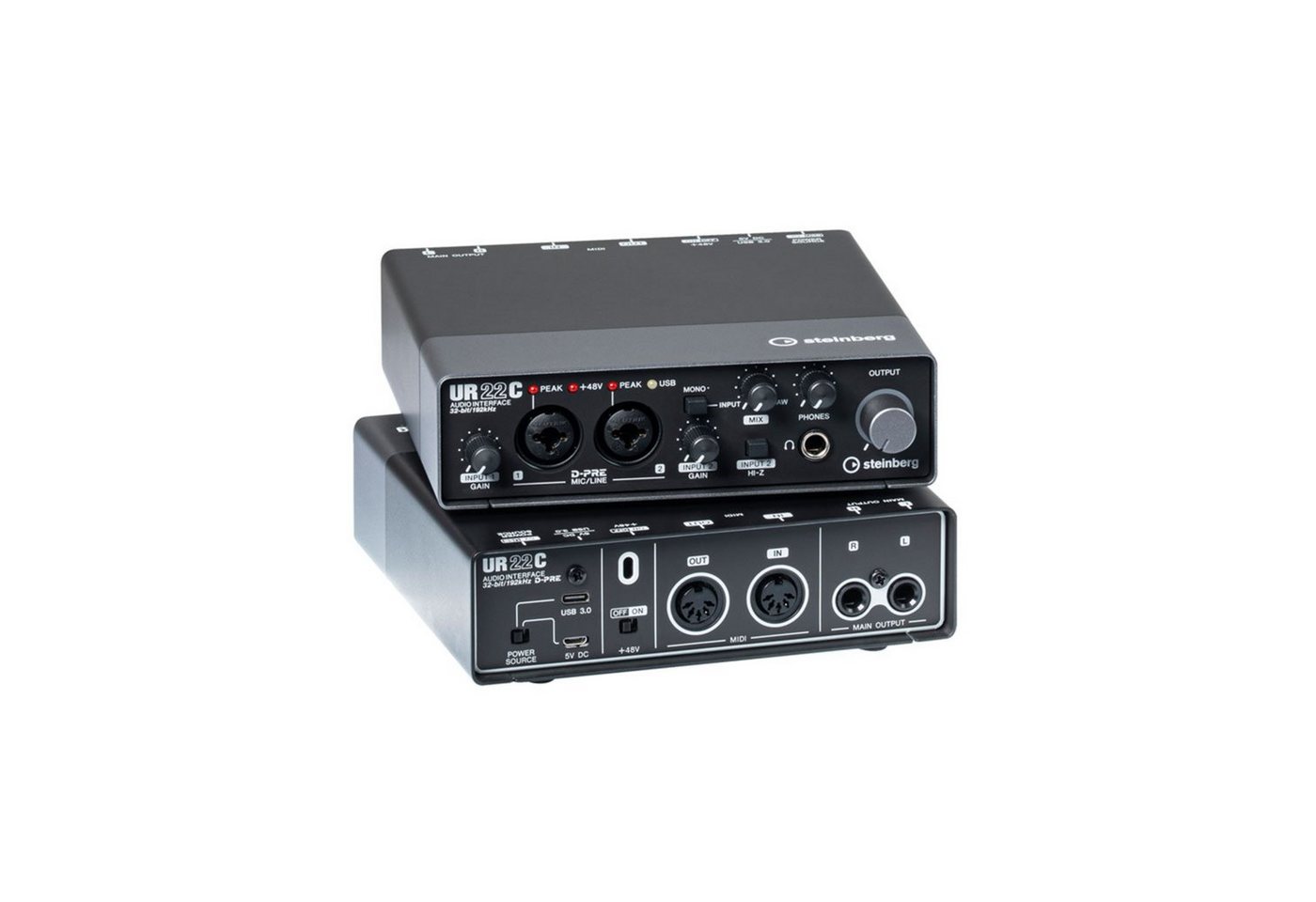 Steinberg Digitales Aufnahmegerät (UR22C - USB Audio Interface) von Steinberg