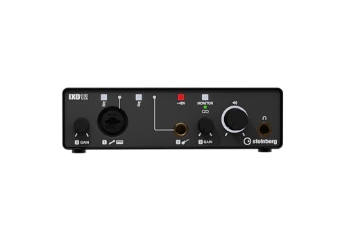 Steinberg IXO12, 2 x 2 USB 2.0 Audio-Interface mit einem Mikrofonvorverstärker, inklusive Cubase AI und Cubasis LE Software-Paket, Schwarz Steinberg IXO12, 2 x 2 USB 2.0 Audio-Interface mit einem Mikrofonvorverstärker, inklusive Cubase AI und Cubasis LE Software-Paket, Schwarz von Steinberg