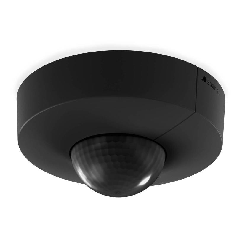 STEINEL IS 3360 40m COM1 Sensor Aufputz schwarz rund von Steinel