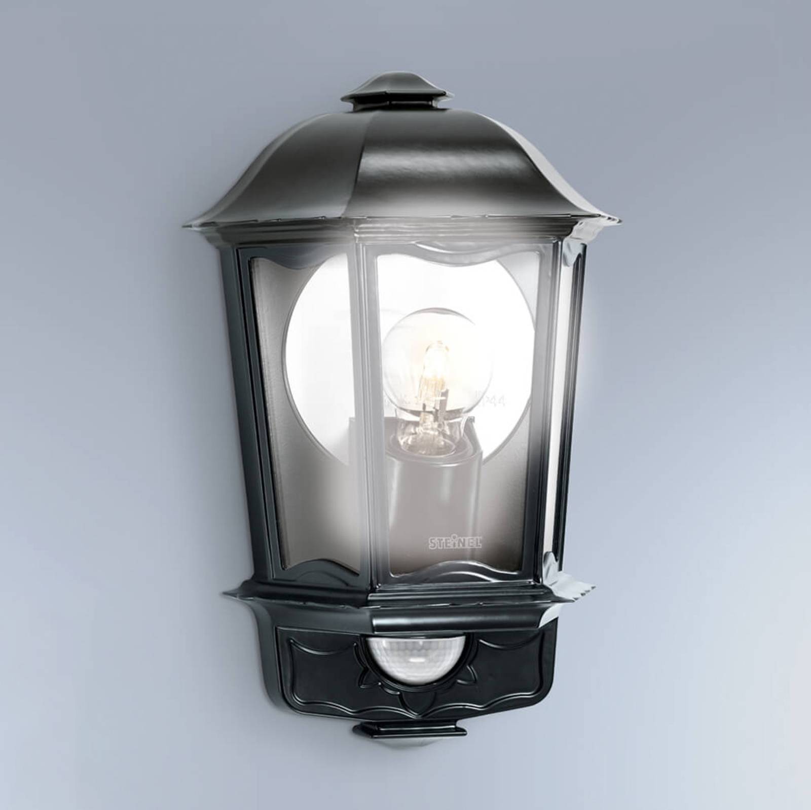 STEINEL L 190 S Sensor-Außenwandlampe schwarz von Steinel