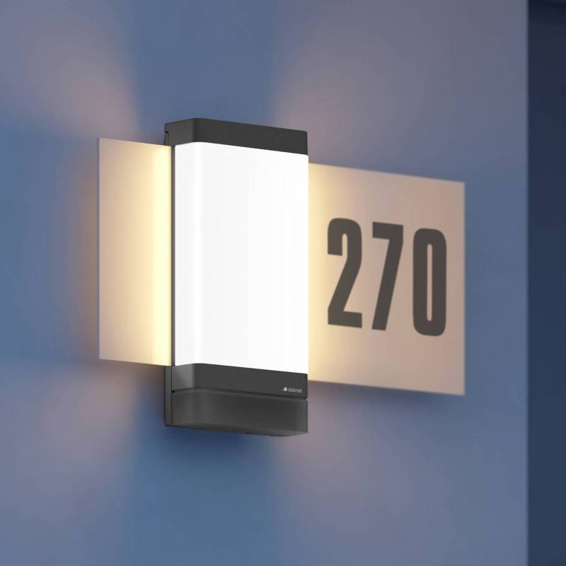 STEINEL smarte Hausnummernleuchte L 270 Digi SC, anthrazit von Steinel
