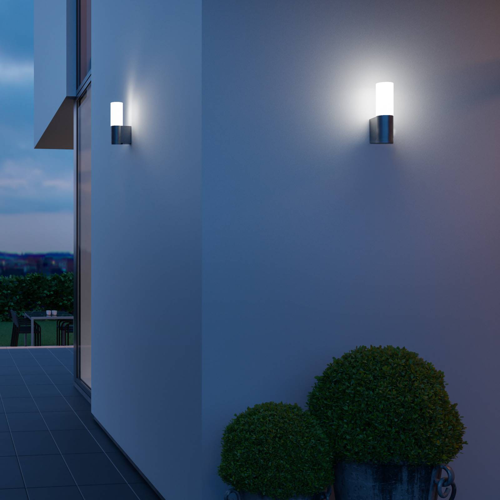 STEINEL L 605 LED-Außenwandleuchte, alu anthrazit STEINEL L 605 LED-Außenwandleuchte, alu anthrazit von Steinel