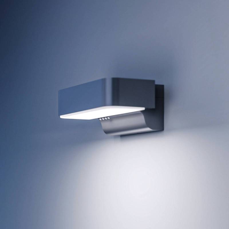 STEINEL LED-Außenwandleuchte L 800 SC, Sensor, silber von Steinel