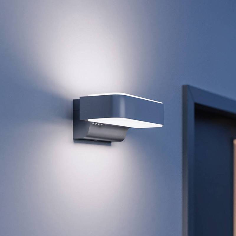 STEINEL LED-Außenwandleuchte L 810 SC, Sensor, silber von Steinel