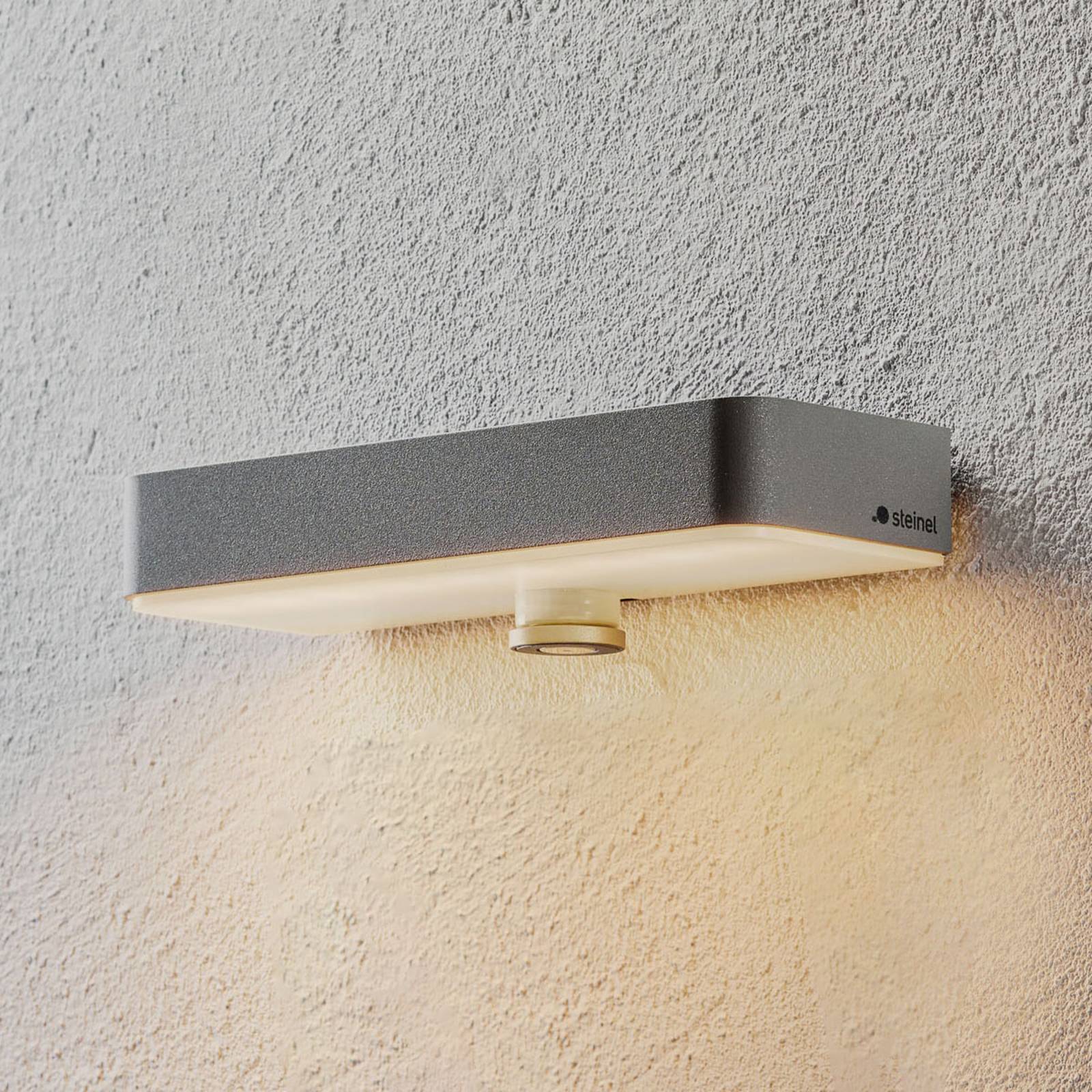 STEINEL LED-Wandlampe XSolar SOL-O S, silber, Sensor STEINEL LED-Wandlampe XSolar SOL-O S, silber, Sensor von Steinel
