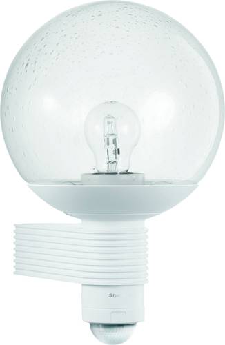 Steinel L 400 S 611118 Außenwandleuchte mit Bewegungsmelder Energiesparlampe, LED E27 60W Weiß von Steinel