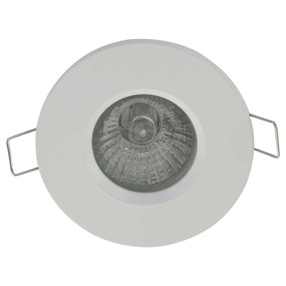 Deckenleuchte, Einbaustrahler, weiß, IP44, D 8,5 cm von Steinhauer