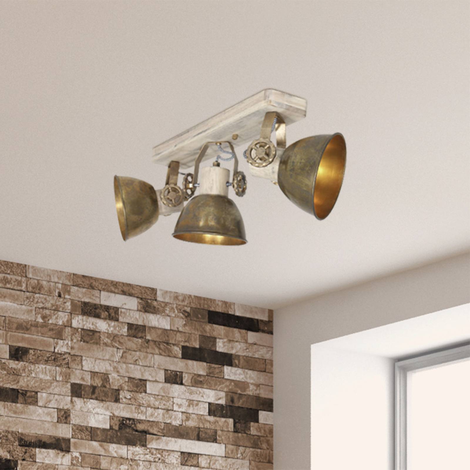 Deckenspot Gearwood, 3-flammig bronze Deckenspot Gearwood, 3-flammig bronze von Steinhauer