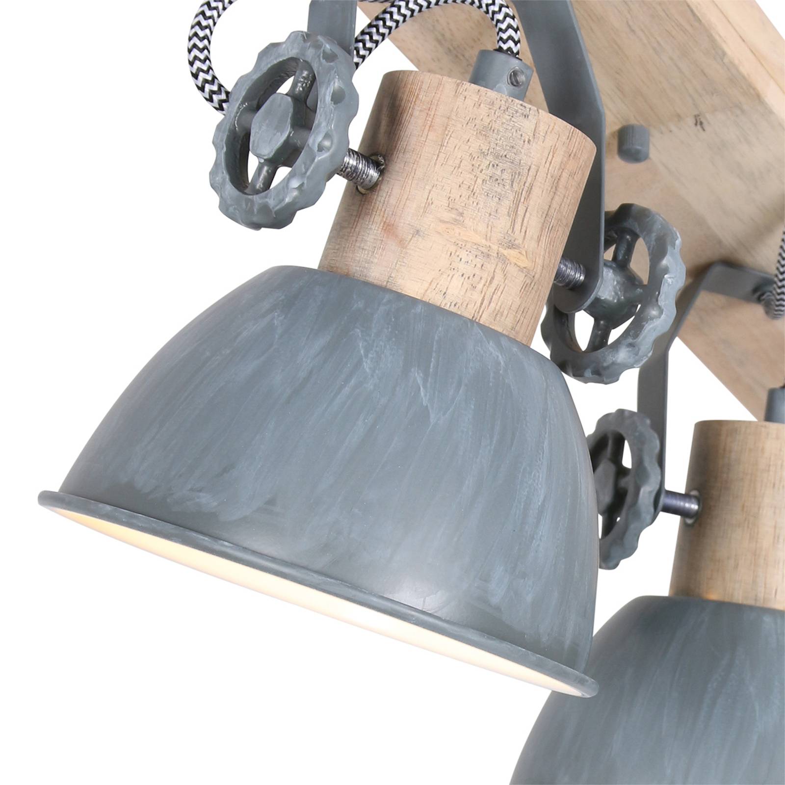Deckenspot Gearwood, 4-flammig, grau Deckenspot Gearwood, 4-flammig, grau von Steinhauer