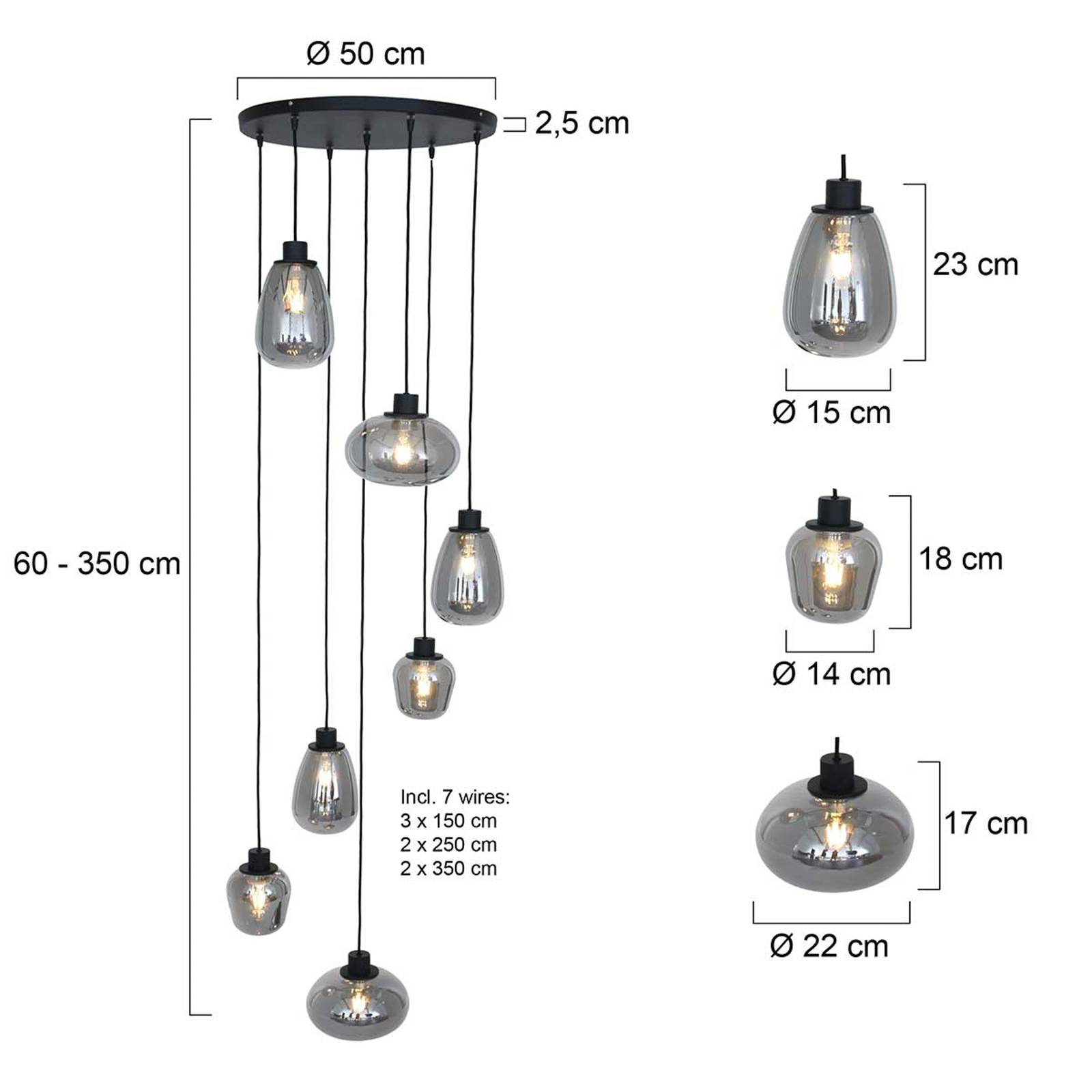Hängelampe Reflexion, 7-flammig Ø 55 cm Hängelampe Reflexion, 7-flammig Ø 55 cm von Steinhauer