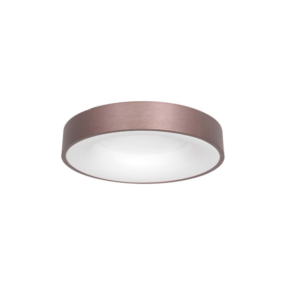 LED Deckenleuchte, Metall bronze, Ring Design, D 30 cm von Steinhauer