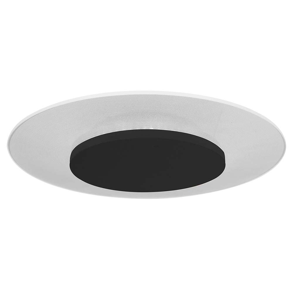 LED Deckenleuchte, dimmbar schwarz weiß, D 42 cm von Steinhauer