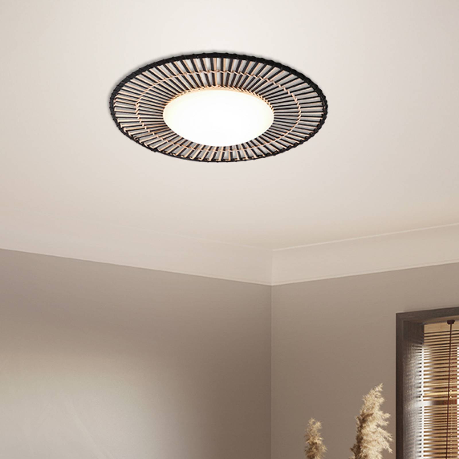 LED-Deckenleuchte Aura, Bambus LED-Deckenleuchte Aura, Bambus von Steinhauer