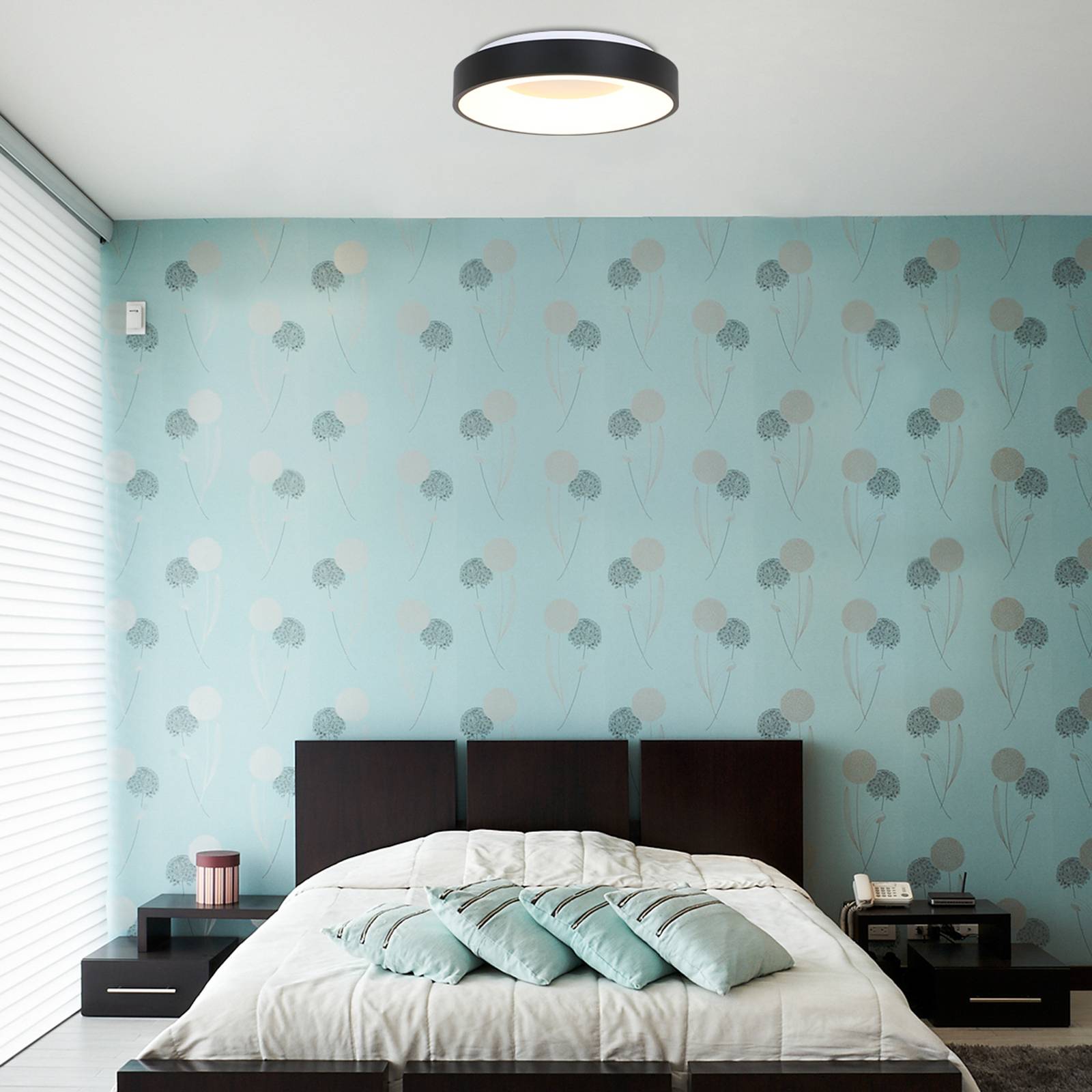 LED-Deckenleuchte Ringlede 2.700 K Ø 38 cm schwarz LED-Deckenleuchte Ringlede 2.700 K Ø 38 cm schwarz von Steinhauer