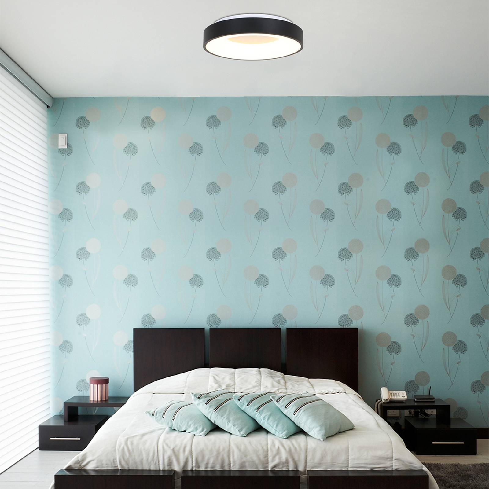 LED-Deckenleuchte Ringlede 2.700 K Ø 48 cm schwarz LED-Deckenleuchte Ringlede 2.700 K Ø 48 cm schwarz von Steinhauer