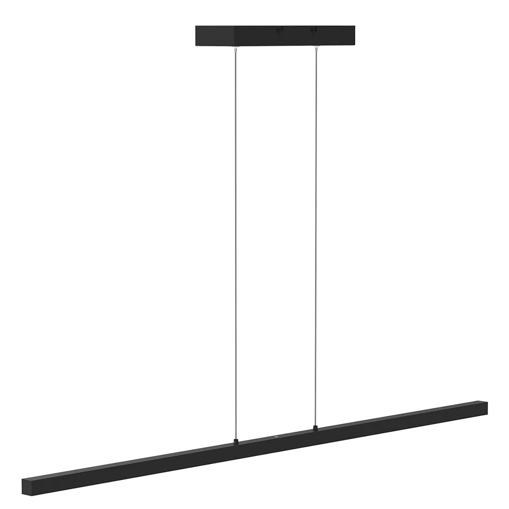 LED Hängelampe, Touchdimmer, verstellbar, schwarz, L 114 cm von Steinhauer
