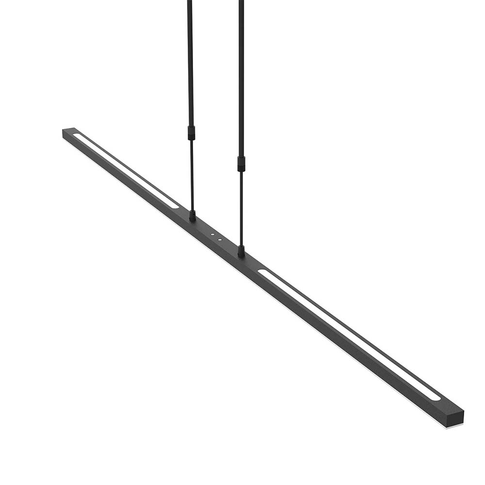 LED Hängelampe, dimmbar, Höhenverstellbar, schwarz, L 155 cm von Steinhauer