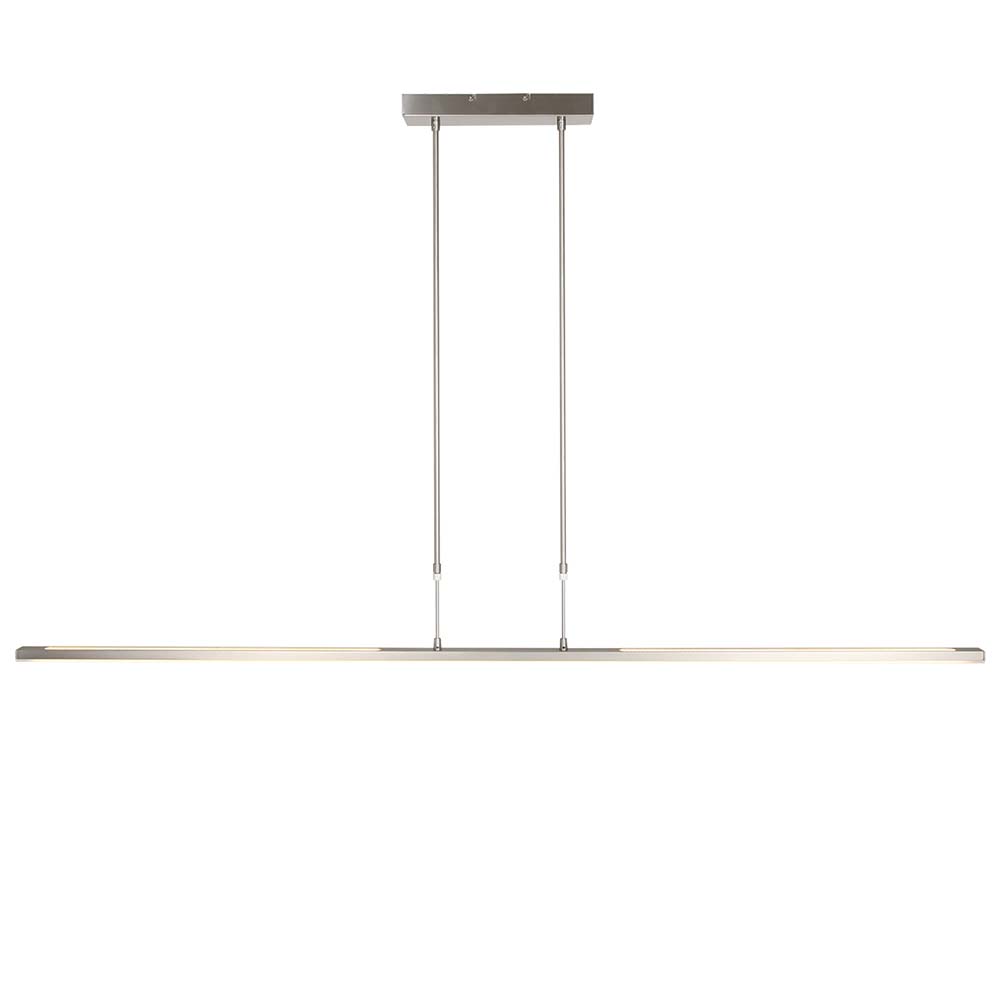 LED Hängelampe, dimmbar, silber, Höhenverstellbar, L 155 cm von Steinhauer