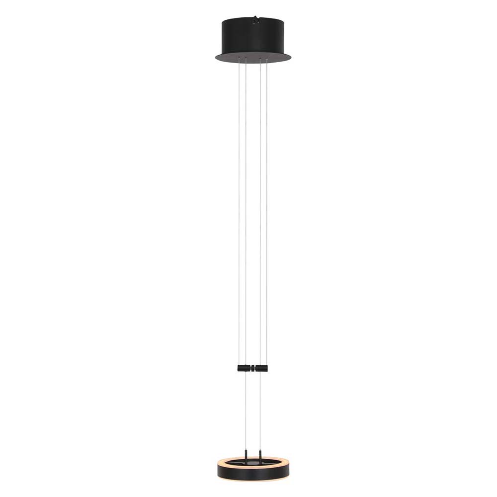 LED Hängeleuchte, dimmbar, Höhenverstellbar, schwarz, H 90cm von Steinhauer