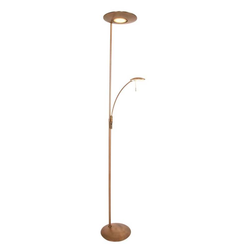 LED Stehleuchte, Deckenfluter, Dimmbar, Bronze, H 185 cm von Steinhauer