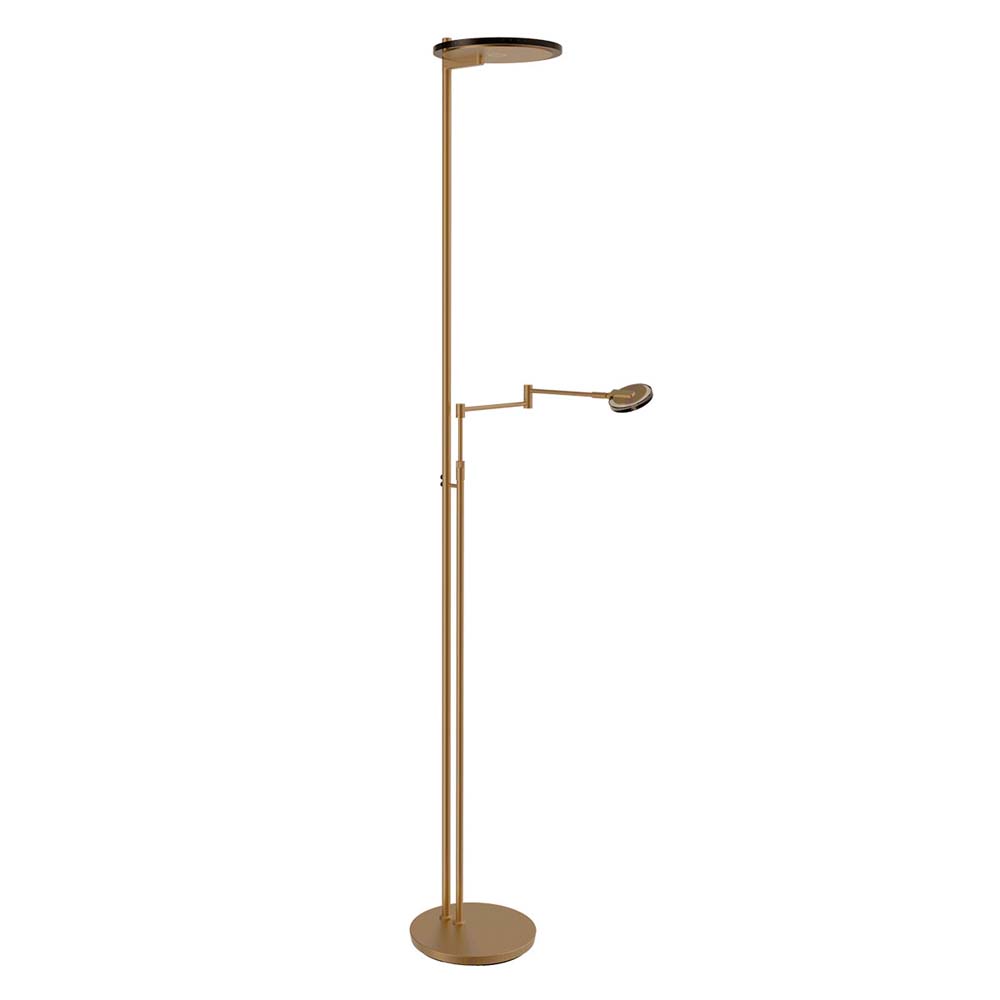 LED Stehleuchte, Metall bronze, Leselampe, höhenverstellbar LED Stehleuchte, Metall bronze, Leselampe, höhenverstellbar von Steinhauer