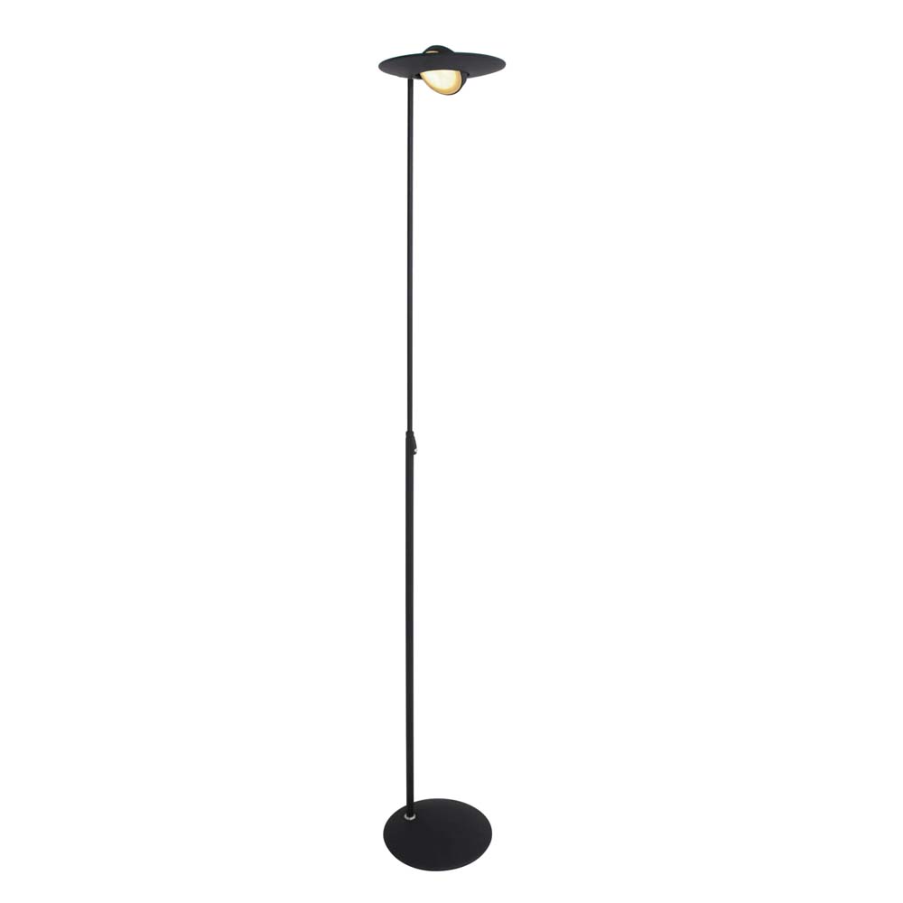 LED Stehleuchte, Metall schwarz, dimmbar, H 187 cm von Steinhauer