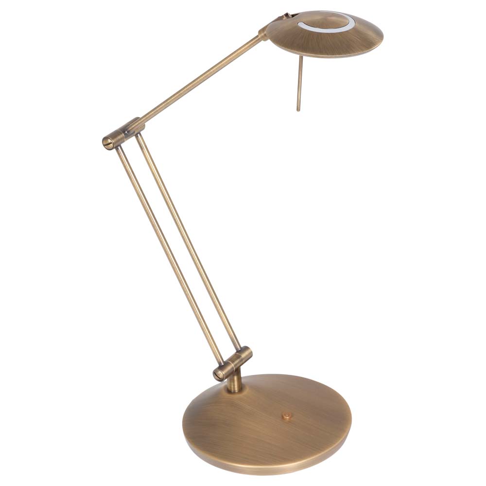 LED Tischleuchte, Metall bronze, dimmbar, H 30 cm von Steinhauer