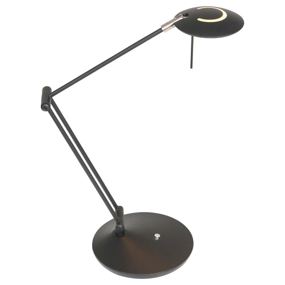 LED Tischleuchte, Metall schwarz, dimmbar, H 30 cm von Steinhauer